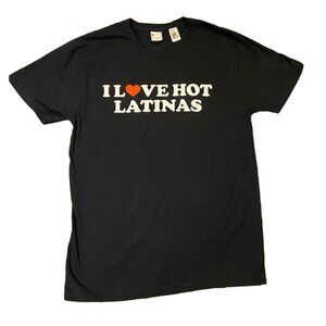 🔵 Hot Latinas Black Tee T-shirt NWT, M